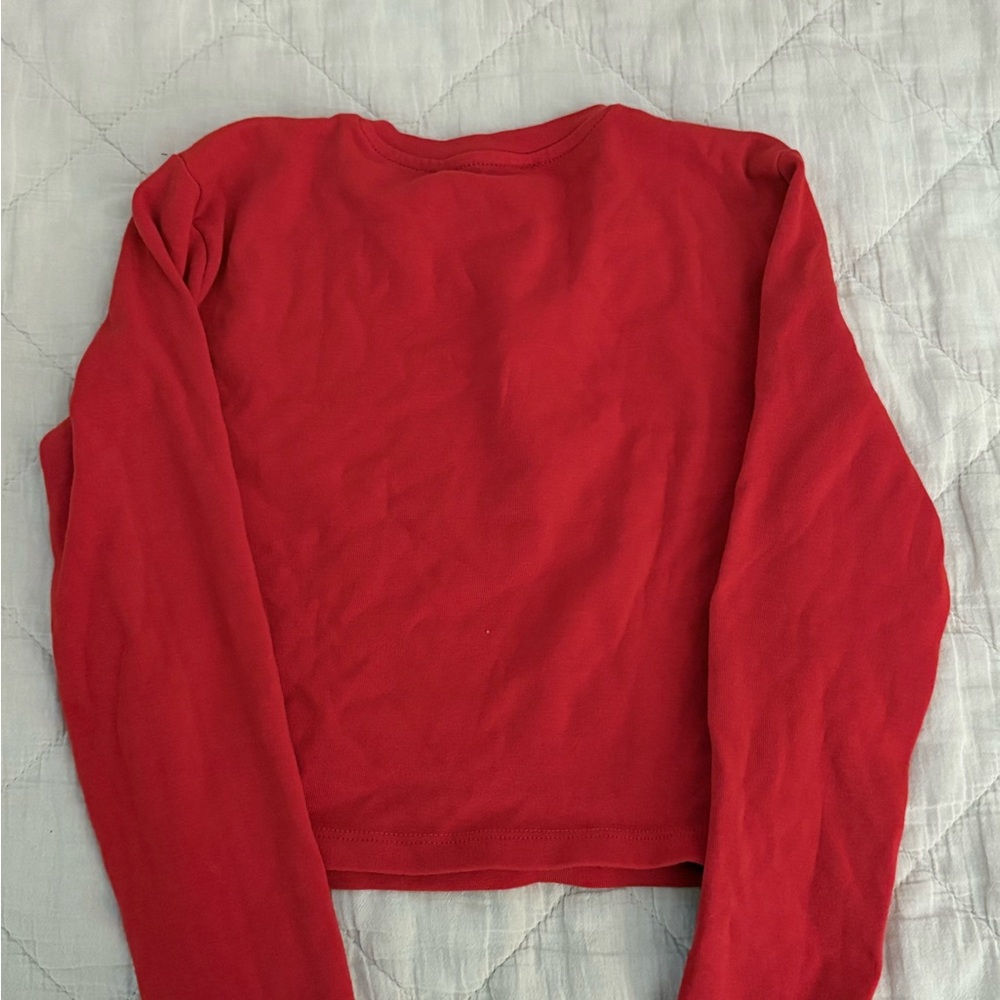 Zara Red Crop Top - Picture 3 of 3